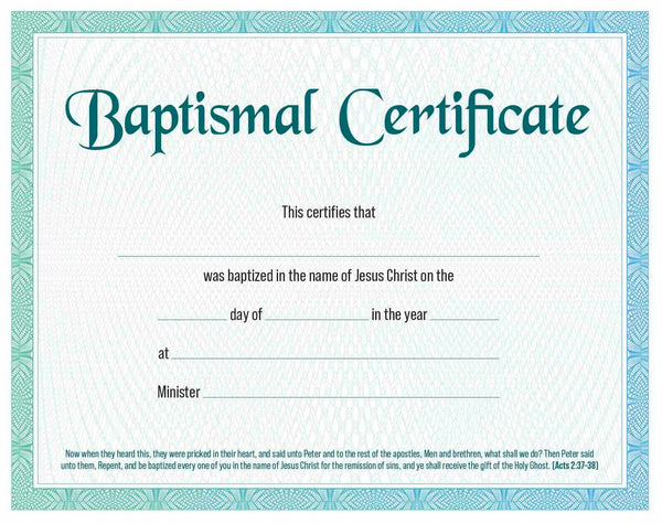 Baptismal Certificate (20 count) – Pentecostal Publishing House baptismal-certificate-20-count-pentecostal-publishing-house