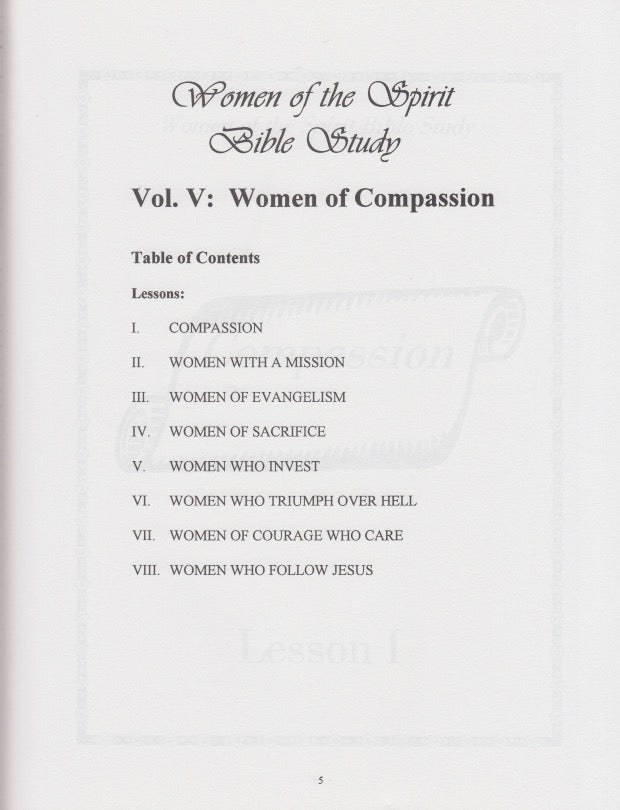 Women Of The Spirit - Volume 5 - Woman Of Compassion | Pentecostal ...